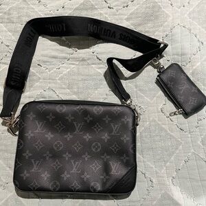 Mens Messenger Bag Set